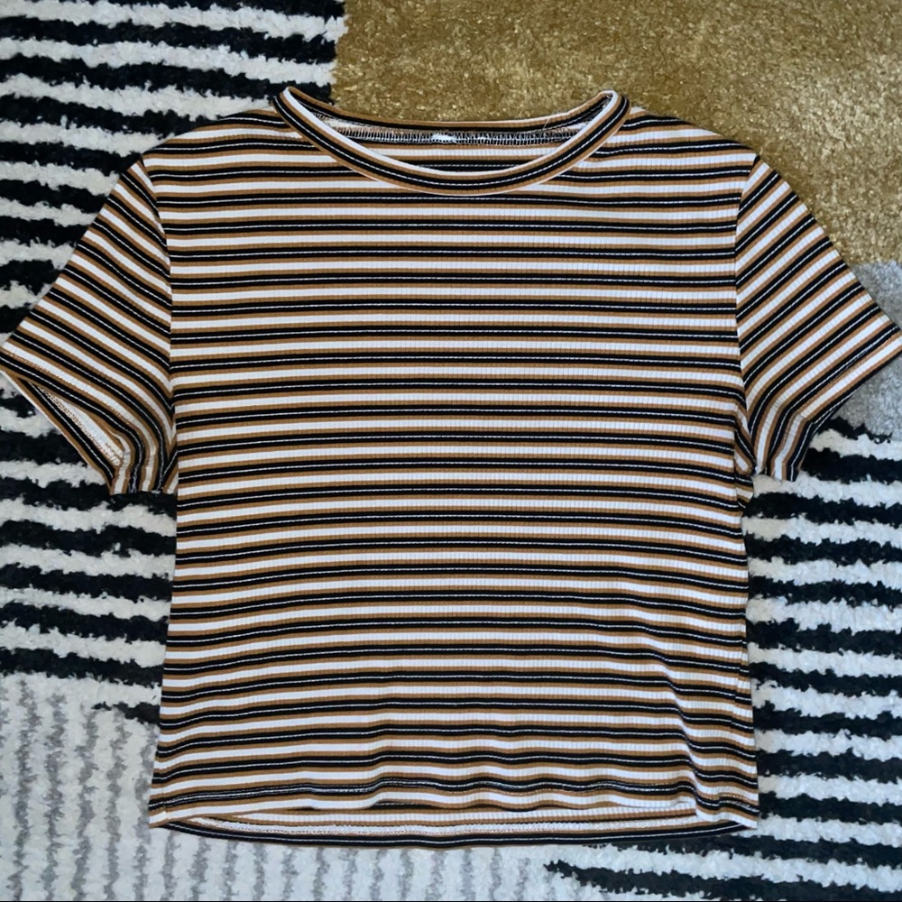 Striped Crop Top